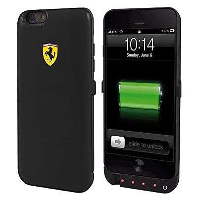 Ferrari Black Battery Case iPhone 6/6S